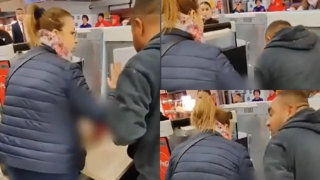 Incident cu final fericit la Suceava! Fetiţă înecată cu mâncare, salvată de un medic aflat la cumpărături - VIDEO