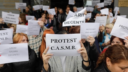 Protestele de la casele de asigurări de sănătate din toată țara continuă pentru a cincea zi 