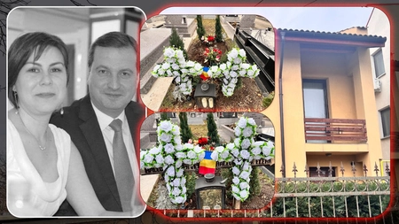 Au trecut 6 ani de la moartea soților Maleon! În casa în care Anda și Bogdan s-au sinucis în Ajunul Crăciunului a rămas încuiată povestea lor. Pe morminte sunt trandafiri roșii - FOTO