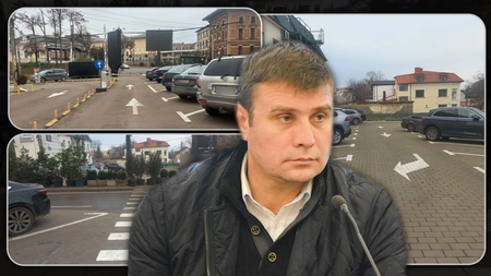 Parcarea lui Constantin Adăscăliței, de pe terenul primăriei, a provocat contre politice! USR acuză ilegalitatea. Primarul: „Am descoperit că nu era un revoluționar, ci un securist” – FOTO