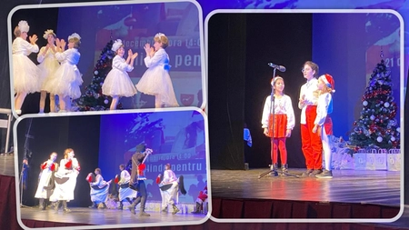 Copiii din centrele de plasament din Iași au susținut un program artistic cu ocazia sărbătorilor de iarnă! Iată ce surprize le-a pregătit Moș Crăciun