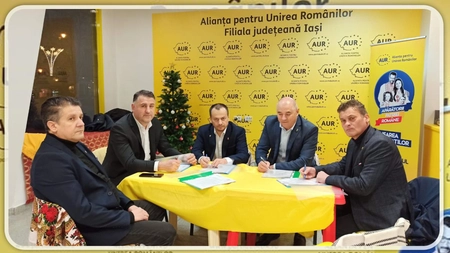 Evenimentul „Patru ani de AUR”, celebrat cu mare fast de conducerea filialei din Iași! Aceștia au arătat întregii comunități puterea partidului: „A fost un an plin de reușite pentru noi” - FOTO