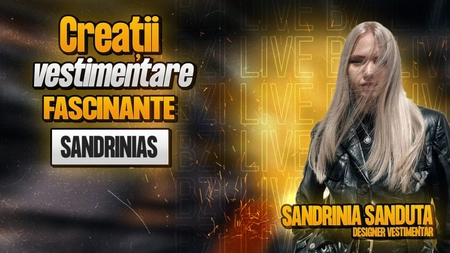 LIVE VIDEO - Creații vestimentare fascinante! Sandrinia Sanduța, designer vestimentar, împărtășește pentru BZI LIVE despre povestea brandului “Sandrinias” - FOTO