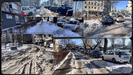 Dă-ne, Doamne, soare că în baza lui Mihai Chirica scoatem Iașul de sub zăpezi în vară. Iată cum arată unele străzi după mai mult de o săptămână de la oprirea ninsorilor - FOTO