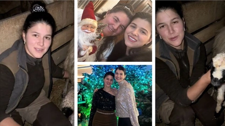 Geta Sterp, înconjurată de oi de Revelion! Sora lui Culiță Sterp a pus munca înaintea distracției