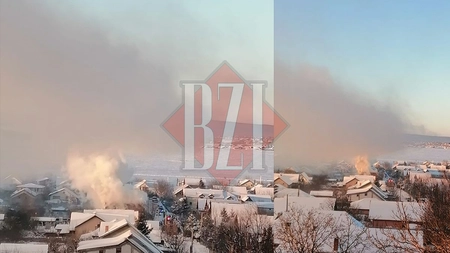 Incendiu la Miroslava. Flăcările au izbucnit la o centrală termică - VIDEO