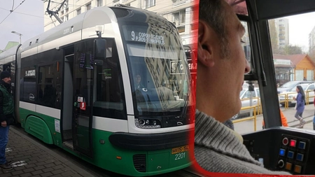 Un vatman din Iași a văzut moartea cu ochii după ce a mirosit sacoșa unei bătrâne care a urcat în tramvai. A ajuns la spital, iar poliția a intrat pe fir - FOTO
