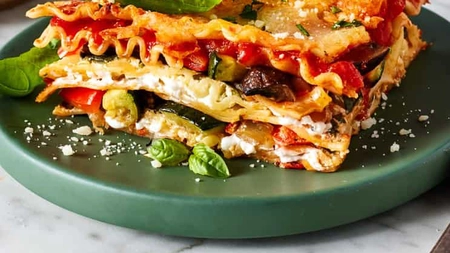Lasagna cu spanac și ricotta după o rețetă italiană de familie