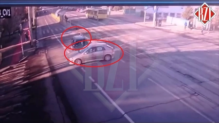 Accidentul din CUG a fost surprins de camerele de supraveghere! Iată momentul impactului - VIDEO EXCLUSIV