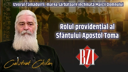 LIVE VIDEO - Părintele Calistrat Chifan vorbește la BZI LIVE despre Săptămâna Luminată: Izvorul Tămăduirii și Duminica Tomei