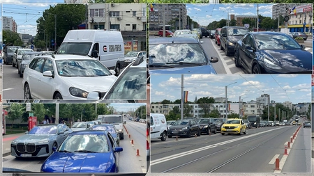 Iașul a fost blocat din nou! Parada lui Nicolae Ciucă și ouăle roșii din cimitirele din oraș au scos șoferii din minți. S-a stat cu orele în trafic - FOTO/VIDEO