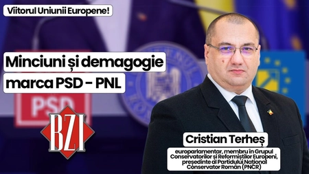 LIVE VIDEO - Europarlamentarul Cristian Terheș, Grupul ECR și liderul PNCR într-o nouă emisiune-dialog BZI LIVE de maximum impact