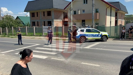 Accident rutier în Lunca Cetăţuii! Un şofer a lovit un pieton apoi a fugit de la fața locului - EXCLUSIV, FOTO, VIDEO, UPDATE