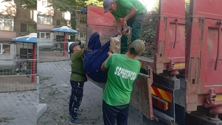Imagini apocaliptice pe o stradă din Iași. Muncitorii s-au speriat de ce au găsit pe lângă blocuri: „Este cea mai mare mizerie posibilă”
