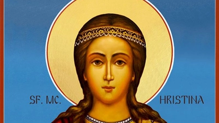 Sfânta Cristina. Când e marea sărbătoare a mucenicei și cum putem să ne rugăm la ea