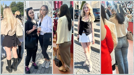 Studentele de la UMF Iași au făcut furori în prima zi de facultate! Ținutele lor au atras toate privirile