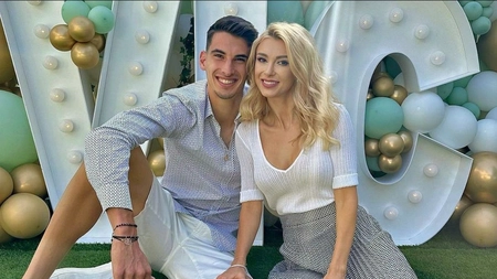 Luca, fiul lui Victor Cornea, prezent la aniversarea fiicei Andreei Bălan. Băiatul locuiește cu mama sa