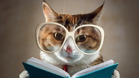 Prima carte specială pentru pisici, scrisă pe limba lor: „Meow, meow, meow”