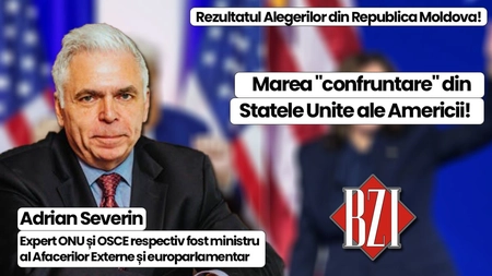 LIVE VIDEO - De la Alegerile din Republica Moldova la cele din Statele Unite ale Americii! Prof. univ. dr. Adrian Severin, expert ONU și OSCE respectiv fost ministru al Afacerilor Externe și europarlamentar într-o nouă analiză lucidă și de profunzime la BZI LIVE