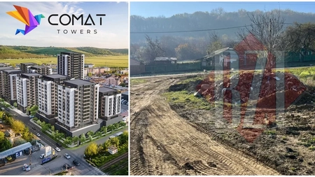 Combinații dubioase! Molozul de pe șantierul de la Comat Towers este depozitat pe câmp, în zona Cicoarei. Localnicii sunt disperați: „Mi-a fost frică”