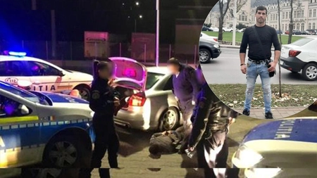 Urmărire ca în filme pe străzile din Iași! Sergiu Coșnerenco a furat un BMW nou-nouț dintr-o spălătorie și a gonit pe străzile din oraș. Era beat și nu deține permis de conducere