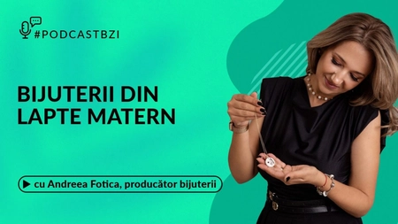 LIVE VIDEO - Bijuterii din lapte matern, unicat! Discuție cu Andreea Fotica, într-un nou episod de #PodcastBZI!