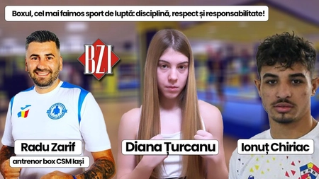 LIVE VIDEO - Boxul, cel mai faimos sport de luptă! Despre disciplină, respect și responsabilitate discută antrenorul Radu Zarif, Diana Țucanu și Ionuț Chiriac la BZI LIVE