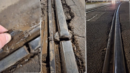 Dezastru pe liniile de tramvai din Iași. Iată ce se întâmplă cu vagoanele în mers: „Riști să intri în mașini, este foarte periculos”