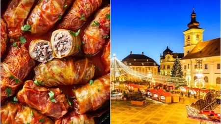 Cât a plătit un român pentru două sarmale la Târgul de Crăciun de la Sibiu. O clătită e 30 de lei!