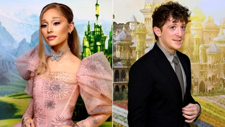 Ariana Grande și Ethan Slater au fost surprinși alegându-și bradul de Crăciun
