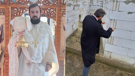 Fața nevăzută a Bisericii Ortodoxe Române! Când nu este la altar, părintele Antonio-Rafael Ungureanu muncește în construcții pentru a-și ajuta enoriașii: „Încerc să dau o mână de ajutor, mai punem un parchet, mai tragem un glet”