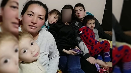 În noaptea de Sfântul Nicolae, casa unei mame care crește singură patru copii a fost mistuită de flăcări! Femeia din Fântânele doarme cu micuții pe la rude: „Ei așteaptă să îi duc acasă, să le fac bradul de Crăciun”