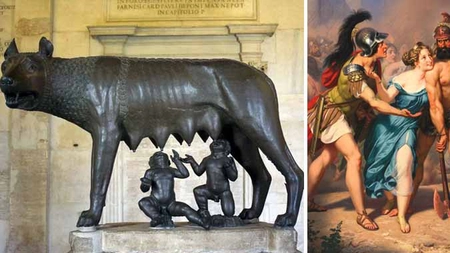 Remus și Romulus, gemenii alăptați de o lupoaică și care au fost fondatorii Romei. Află care e legenda lor