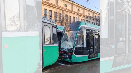 Accident rutier în Iași! Două tramvaie au intrat în coliziune - UPDATE