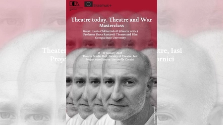 Lasha Chkhartishvili, invitat la UNAGE. Autorul susține un Masterclass cu tema 