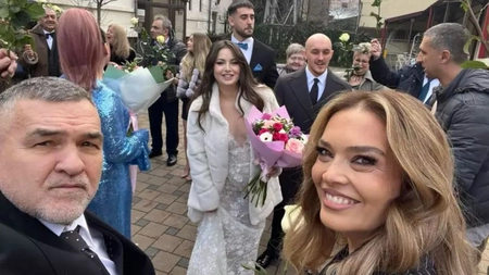 Fiul cel mic al lui Leonard Doroftei a făcut nunta. Soacra mare a atras toate privirile