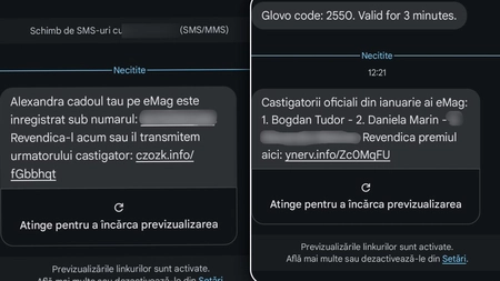 Atenție, dacă sunteți câștigătorii unui concurs! Ieșenii primesc zilnic mesaje frauduloase. „Nu am accesat linkul, însă un prieten a intrat”