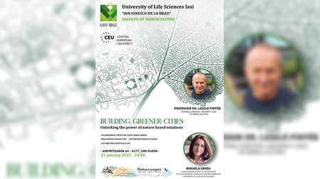 „Orașe verzi: puterea naturii în acțiune”, workshop cu experți din Austria, la USV Iași
