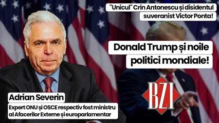 LIVE VIDEO - Analiza geopolitică și geostrategică a momentului la BZI LIVE alături de prof. univ. dr. Adrian Severin, expert ONU și OSCE respectiv fost ministru al Afacerilor Externe și europarlamentar