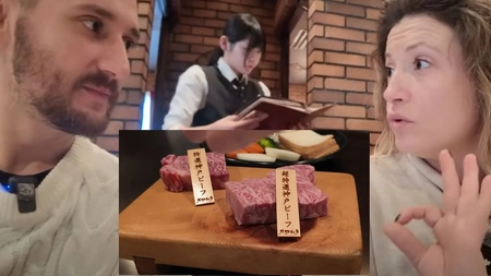 Cum au reacționat 2 vloggeri români după ce au mâncat cea mai scumpă carne din lume: „Mi s-a părut prea…”