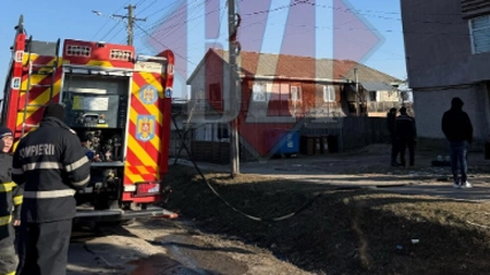 Incendiu în localitatea Ruginoasa! Pompierii intervin - UPDATE