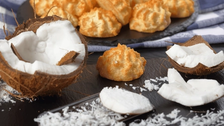 Biscuiți pufoși cu cocos. O rețetă simplă și delicioasă!
