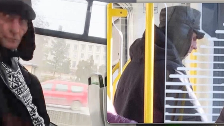 Scene desprinse din filmele deocheate, în tramvaiul 9. Un individ și-a băgat mâna în pantaloni, în fața mai multor femei. Iată ce a urmat