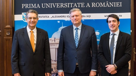 UAIC a primit vizita Ambasadorului Republicii Cipru în România și a Consulului General al Ambasadei Republicii Elene în România