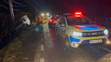 Filmul accidentului mortal de la Gorban. Trei copii au rămas fără tată, din cauza teribilismului unui șofer. Ar fi avut peste 100 de kilometri pe oră