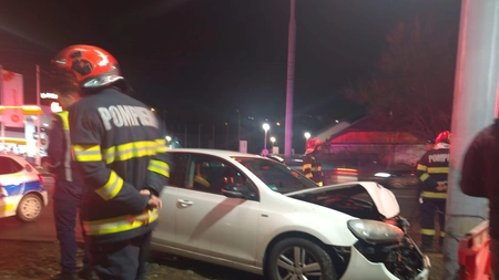 Accident rutier pe pe șoseaua Bucium! La fața locului s-au deplasat forțe de intervenție