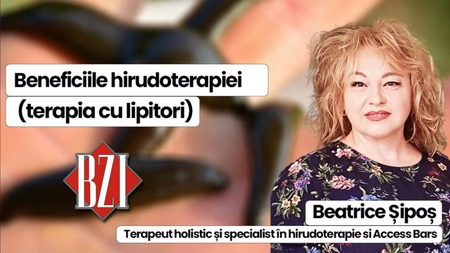 LIVE VIDEO - Beatrice Șipoș, terapeut holistic și specialist în hirudoterapie și Access Bars, discută în emisiunea BZI LIVE despre beneficiile hirudoterapiei (terapia cu lipitori) 