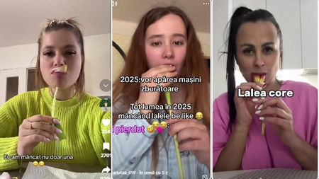 Încă un trend periculos de pe TikTok a ajuns în vizorul medicilor din Iași! Tinerele se filmează în timp ce mănâncă lalele, pentru like-uri și vizualizări: „Pot fi toxice pentru ficat”