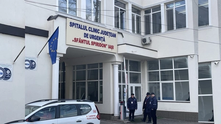 Spitalul „Sf. Spiridon” Iași investeşte peste 17.000 de euro în servicii de curățenie pentru curtea unității medicale