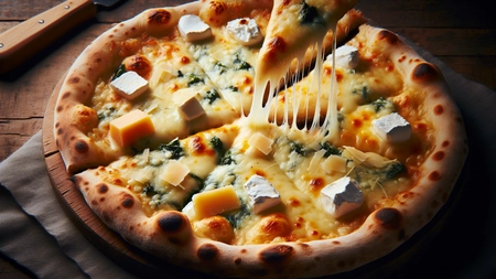 Rețeta pentru pizza quattro formaggi – preparatul clasic al bucătăriei italiene